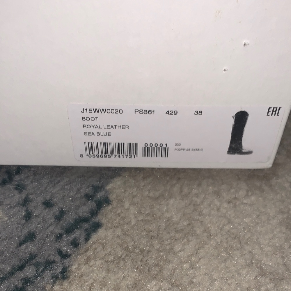 Jil Sander boots 38 sea blue - Picture 3 of 12
